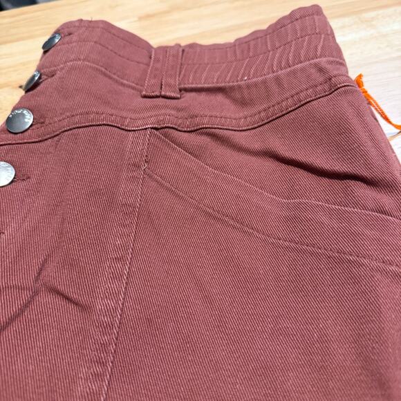 Knox Rose Women's Rose Red Mid-Rise Tapered Fit Pants - Size Medium - NWT - Picture 8 of 10